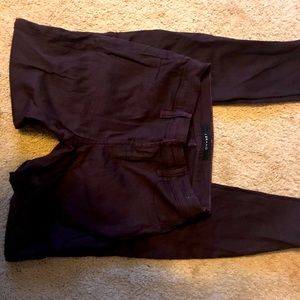JBrand super skinny dark burgundy jean legging